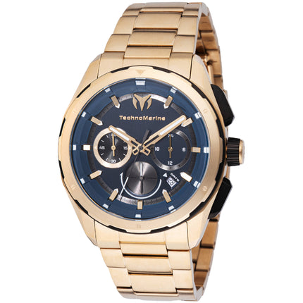 Technomarine Men's Watch - Ocean Nomad Chrono Navy Blue Dial Bracelet | TM-318096 ,