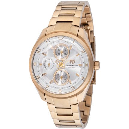 Technomarine Women's Watch - Ocean Quantum Quartz Silver and Gold Dial | TM-318110 ,