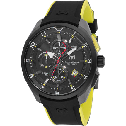 Technomarine Men's Watch - Ocean Quantum Chronograph Black and Grey Dial | TM-318126 ,