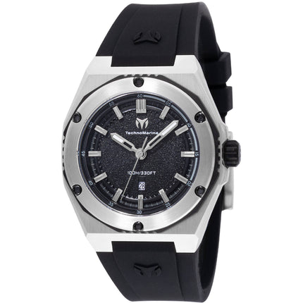 Technomarine Women's Watch - Coral Legacy Black Silicone Rubber Strap | TM-416050 ,