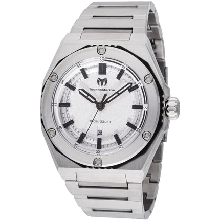 Technomarine Men's Watch - Coral Legacy Quartz Silver Dial Bracelet Date | TM-416060 ,