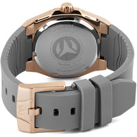 Technomarine Women's Watch - Coral Legacy Rose Gold Tone Dial Grey Strap | TM-416081 ,
