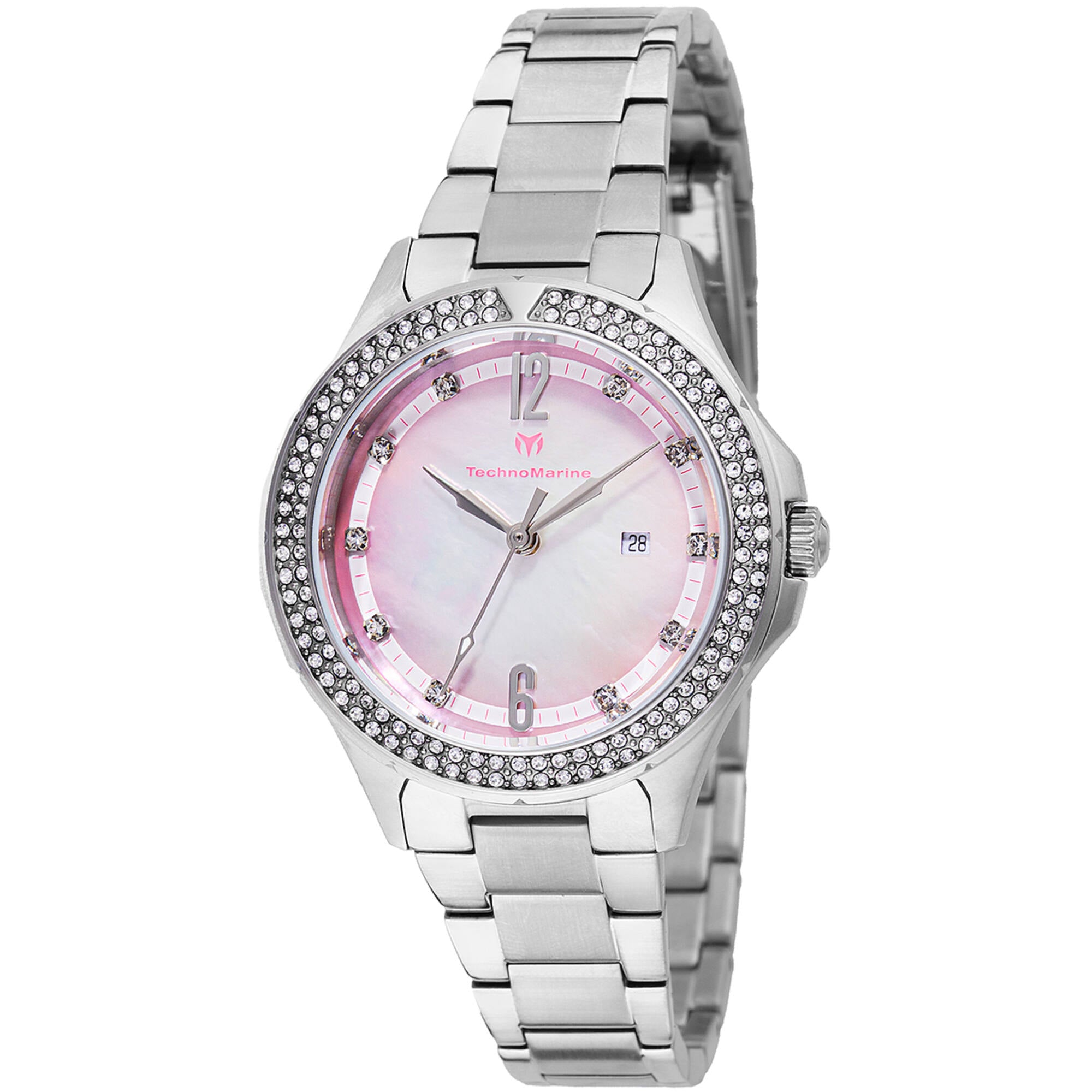 NEW Technomarine Luna Tides Steel Watch Pink Mother of Pearl Dial 33mm TM-826013 So classy! ✨ TM Luna Tides • 33mm diameter • ₱5,300 only  main image 3