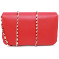 Chopard Women's Crossbody Bag - Ice Cube Red Grained Leather Mini Chain | 95000-1105 ,