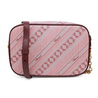 Chopard Women's Crossbody Bag - Happy Sport Bordeaux Red Canvas Camera | 95000-1114 ,