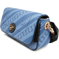 Chopard Women's Crossbody Bag - Happy Sport Mini Blue Canvas | 95000-1126 ,