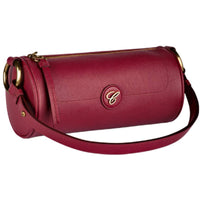 Chopard Women's Shoulder Bag - Happy Sport Mini Bordeaux Grained Leather | 95000-1201 ,