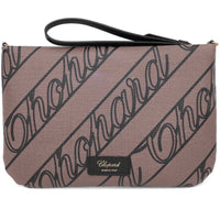 Chopard Women's Mini Pouch - Chopardissimo Brown Canvas | 95000-1214 ,