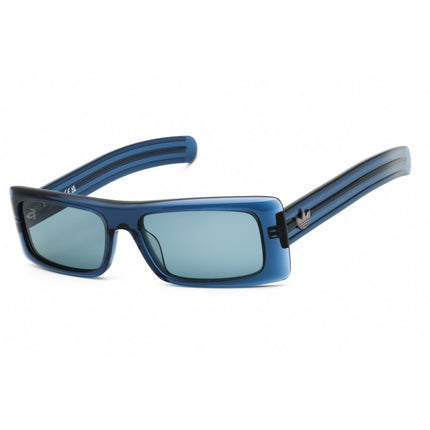 Adidas Unisex Sunglasses - Blue/Other Acetate Full Rim Rectangular Frame | OR0124 92V ,