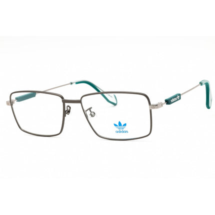 Adidas Men's Eyeglasses - Matte Dark Ruthenium Metal Rectangular Frame | OR5040 013 ,