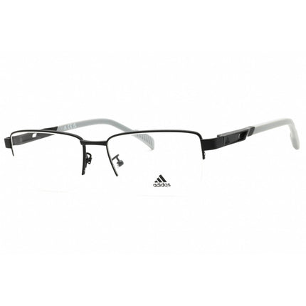 Adidas Men's Eyeglasses - Black/Other Metal Half Rim Rectangular Frame | SP5026 005 ,