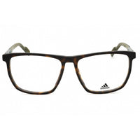 Adidas Men's Eyeglasses - Dark Havana Acetate Full Rim Square Shape Frame | SP5042 052 ,