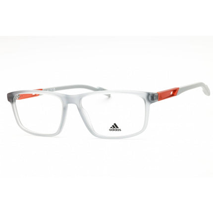 Adidas Men's Eyeglasses - Grey/Other Acetate Full Rim Rectangular Frame | SP5043 020 ,