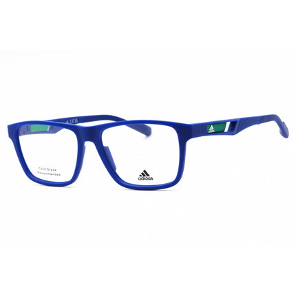 Adidas Men's Eyeglasses - Blue/Other Injected Propionate Square Frame | SP5058 092 ,