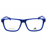 Adidas Men's Eyeglasses - Blue/Other Injected Propionate Square Frame | SP5058 092 ,