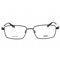 BMW Men's Eyeglasses - Shiny Black Titanium Full Rim Rectangular Frame | BW5042-H 001 ,