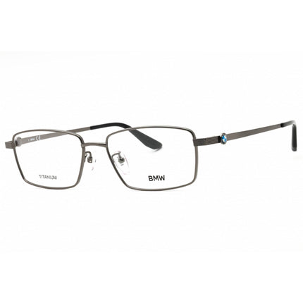 BMW Men's Eyeglasses - Shiny Dark Ruthenium Titanium Rectangular Frame | BW5042-H 012 ,