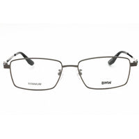 BMW Men's Eyeglasses - Shiny Dark Ruthenium Titanium Rectangular Frame | BW5042-H 012 ,