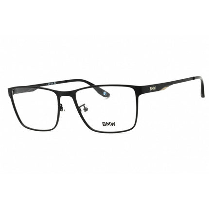 BMW Men's Eyeglasses - Matte Black Metal Full Rim Square Shape Frame | BW5064-H 002 ,