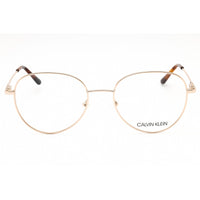 Calvin Klein Women's Eyeglasses - Gold Metal Full Rim Round Shape Frame | CK19130 717 ,