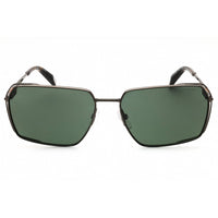 Chopard Men's Sunglasses - Shiny Gunmetal Full Rim Rectangular Frame | SCHG90 568P ,