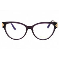 Chopard Women's Eyeglasses - Shiny Transparent Purple Cat Eye Frame | VCH332S 06LA ,