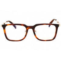 Chopard Men's Eyeglasses - Shiny Transparent Red Havana Square Frame | VCH344 09SZ ,