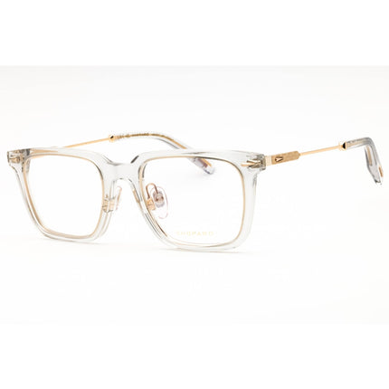 Chopard Men's Eyeglasses - Shiny Transparent Grey Acetate Square Frame | VCH346 06S8 ,