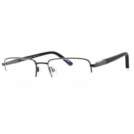 Chopard Men's Eyeglasses - Shiny Gunmetal Metal Half Rim Rectangular | VCHG60 0568 ,