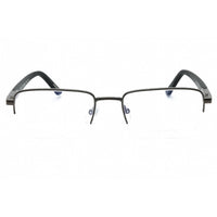 Chopard Men's Eyeglasses - Shiny Gunmetal Metal Half Rim Rectangular | VCHG60 0568 ,
