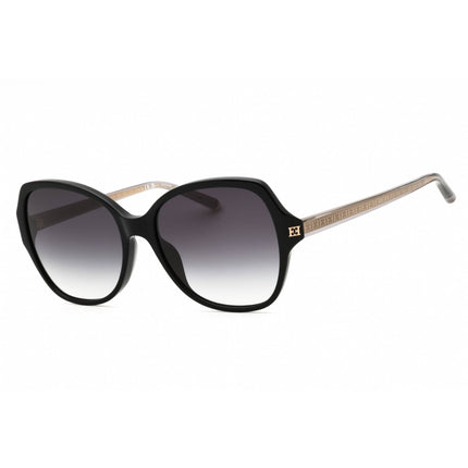 Escada Women's Sunglasses - Shiny Black Acetate Full Rim Cat Eye Frame | SESC78 0700 ,