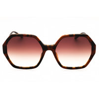 Escada Women's Sunglasses - Shiny Brown Top Havana Full Rim Geometric | SESD47 09YV ,