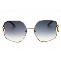 Escada Women's Sunglasses - Shiny Rose Gold Metal Full Rim Oversized | SESD91 0300 ,