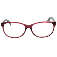 Escada Women's Eyeglasses - Shiny Transparent Plum Purple Cat Eye Frame | VES471 0W48 ,
