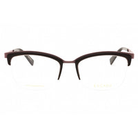 Escada Women's Eyeglasses - Shiny Brown Injected Propionate Square Frame | VES944 0J35 ,