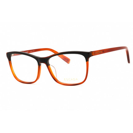 Escada Women's Eyeglasses - Yellow Havana/Light Brown Full Rim Cat Eye | VESA13 0802 ,