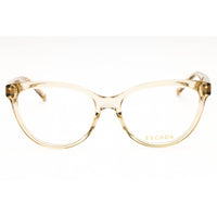 Escada Women's Eyeglasses - Transparent Beige Acetate Full Rim Cat Eye | VESC52 07T1 ,