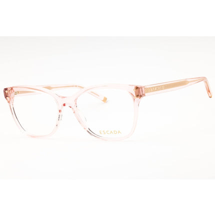 Escada Women's Eyeglasses - Shiny Old Pink Acetate Full Rim Cat Eye Frame | VESC53 096 ,