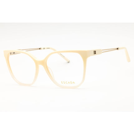 Escada Women's Eyeglasses - Brick Fading To Shiny Ochre Square Frame | VESD27 0952 ,