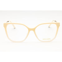 Escada Women's Eyeglasses - Brick Fading To Shiny Ochre Square Frame | VESD27 0952 ,