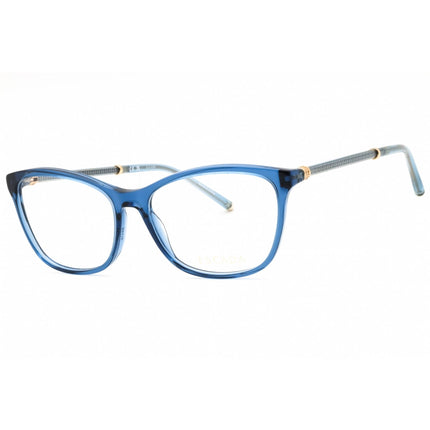 Escada Women's Eyeglasses - Shiny Blue Acetate Full Rim Cat Eye Frame | VESD60 0892 ,