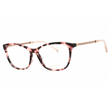 Escada Women's Eyeglasses - Shiny Brown/Pink Havana Full Rim Cat Eye | VESD60 0AGK ,