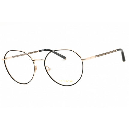 Escada Women's Eyeglasses - Shiny Rose Gold Metal Full Rim Round Frame | VESD61 0301 ,