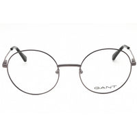 Gant Men's Eyeglasses - Shiny Gunmetal Metal Full Rim Round Shape Frame | GA3287 008 ,