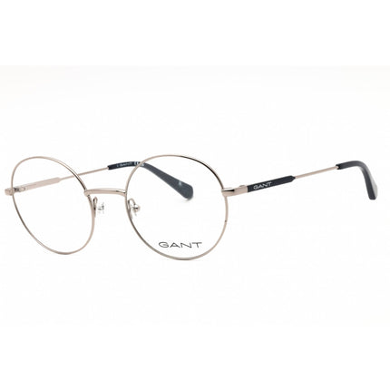 Gant Men's Eyeglasses - Shiny Dark Ruthenium Metal Full Rim Round Frame | GA3287 012 ,