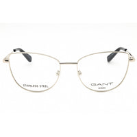 Gant Women's Eyeglasses - Shiny Palladium Metal Full Rim Cat Eye Frame | GA50016 016 ,