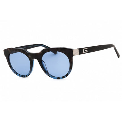 Guess Men's Sunglasses - Blue/Other Acetate Full Rim Panthos Shape Frame | GU00214 92V ,