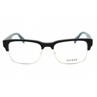 Guess Men's Eyeglasses - Matte Black Metal Full Rim Rectangular Frame | GU1894-N 002 ,
