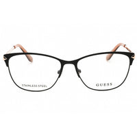 Guess Women's Eyeglasses - Matte Black Metal Full Rim Cat Eye Shape Frame | GU2755 002 ,