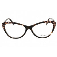 Guess Women's Eyeglasses - Dark Brown/Other Acetate Cat Eye Shape Frame | GU2818 050 ,